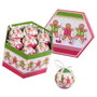 Bolas de Navidad Multicolor Polyfoam Ø 7,5 cm Muñeco Jengibre (14 Unidades)
