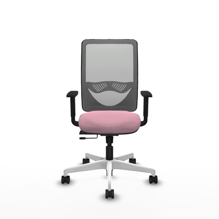 PIQUERAS Y CRESPO Silla de oficina Zulema Rosa y Gris PIQUERAS Y CRESPO Silla de oficina Zulema Rosa y Gris