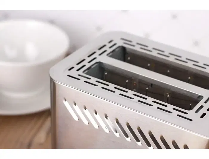 Magefesa Tostador Jour MGF3334 Doble Boca 820W Acero Inoxidable con Bandeja Recogemigas