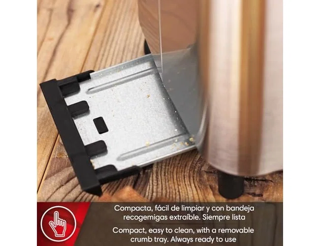 Magefesa Tostador Jour MGF3334 de 820W en Acero Inoxidable