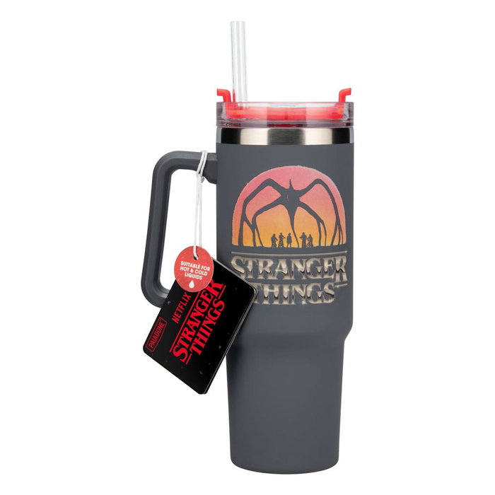 Stranger Things 5 Vaso con paja 900 ml