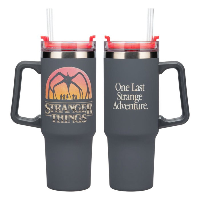 Stranger Things 5 Vaso con paja 900 ml