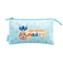 ERIK Portatodo Stitch Disney triple con tres compartimentos