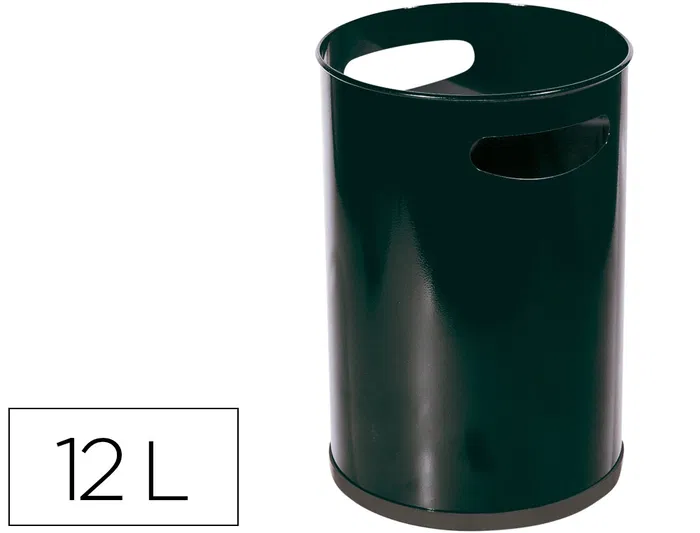 Sie Papelera Metálica 101 Negra 32x21 cm 12 Litros Sie Papelera Metálica 101 Negra 32x21 cm 12 Litros