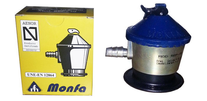 MONFA Manoreductor RBP-50 Regulador Gas Butano Doméstico 50 g