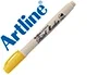 Artline Rotulador Supreme Brush Punta Pincel Tinta Base Agua Trazo Variable Amarillo Lettering