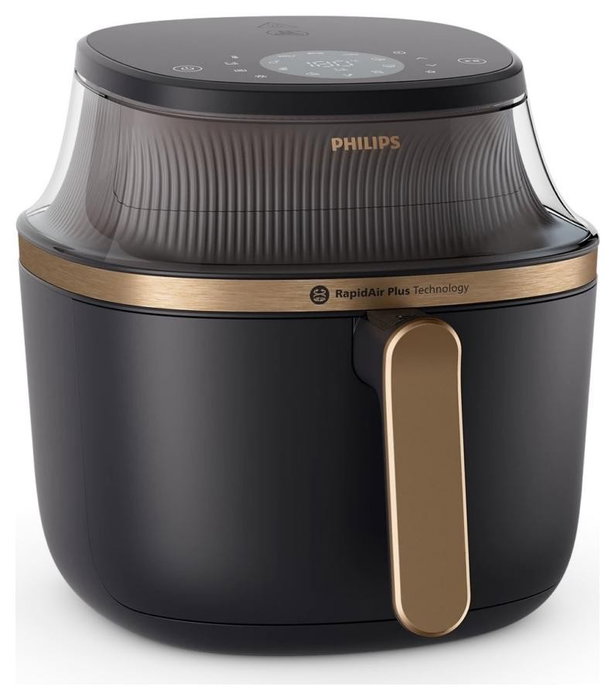 Philips Airfryer NA332 00 de 6,2L 1700W Negro y Cobre Philips Airfryer NA332 00 de 6,2L 1700W Negro y Cobre