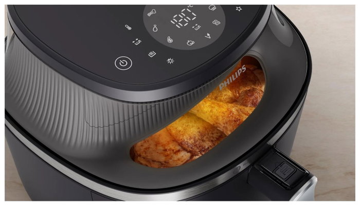 Philips Airfryer NA332 00 de 6,2L 1700W Negro y Cobre Philips Airfryer NA332 00 de 6,2L 1700W Negro y Cobre