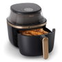 Philips Airfryer NA332/00 - Freidora de aire sin aceite, 6.2 Litros, 1700W, color Black Copper