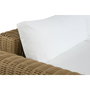 DKD Home Decor Conjunto de Sofá de 4 Piezas en Ratán Sintético y Olefin Marrón Claro/Beige