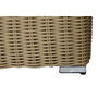 DKD Home Decor Conjunto de Sofá de 4 Piezas en Ratán Sintético y Olefin Marrón Claro/Beige
