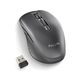 NGS Evo Rust Black Ratón Inalámbrico Recargable Negro