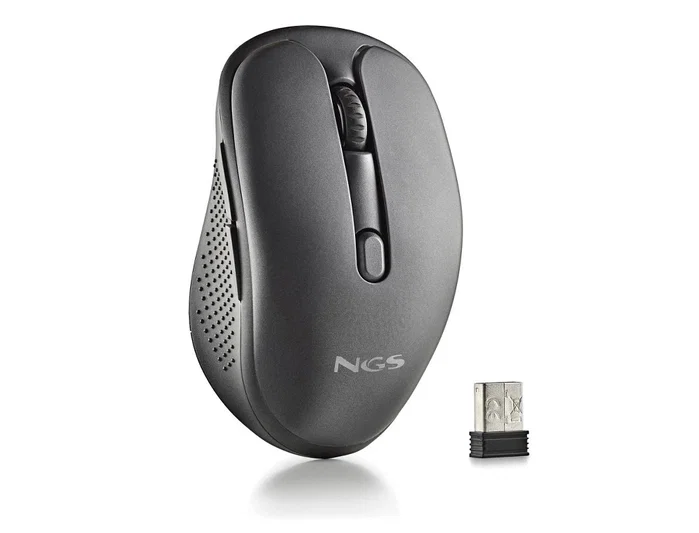 NGS Evo Rust Black Ratón Inalámbrico Recargable Negro NGS Evo Rust Black Ratón Inalámbrico Recargable Negro