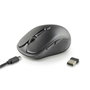 NGS Evo Rust Black Ratón Inalámbrico Recargable Negro