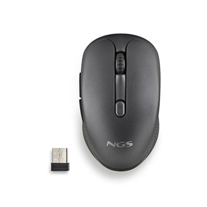 NGS Evo Rust Black Ratón Inalámbrico Recargable Negro NGS Evo Rust Black Ratón Inalámbrico Recargable Negro