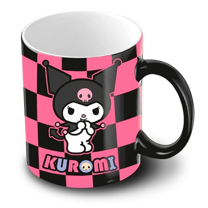 Karactermania Taza Kuromi Chess Negro Cerámica