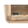 DKD Home Decor Mesita de Noche Cuadrado Moderno Natural Acacia MDF 40 x 50 x 40 cm