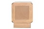 DKD Home Decor Mesita de Noche Cuadrado Moderno Natural Acacia MDF 40 x 50 x 40 cm