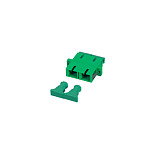 EFB Elektronik Conector de fibra óptica SC/APC Duplex OS2 Verde