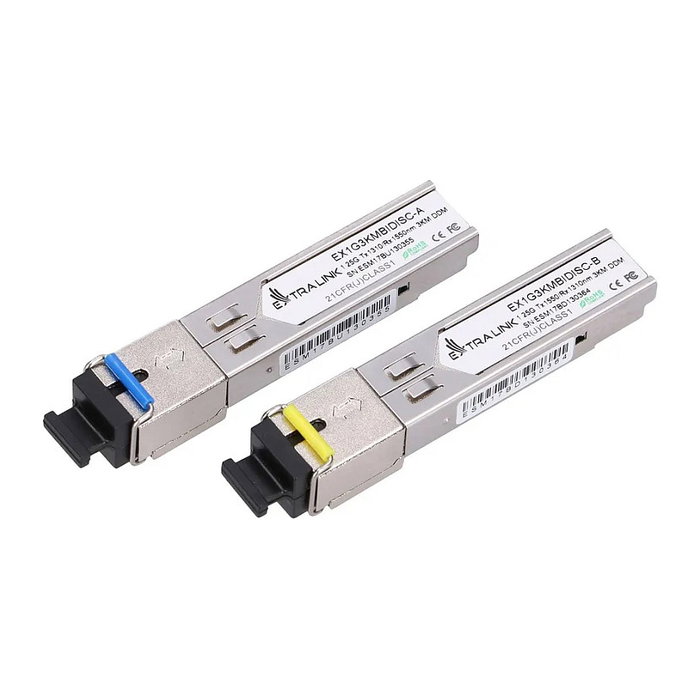 Extralink EX.2220 Módulo Transceptor SFP WDM 1.25G 1310/1550nm 3km SC Extralink EX.2220 Módulo Transceptor SFP WDM 1.25G 1310/1550nm 3km SC