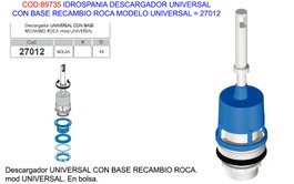 IDROSPANIA Kit de descarga universal con base de recambio para Roca universal 27012