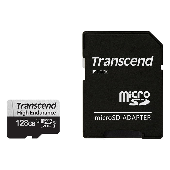 Transcend 350v memoria flash 128 gb microsdxc clase 10 uhs-i