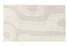 DKD Home Decor Alfombra de Lana Hecha a Mano 163x230 cm Crudo