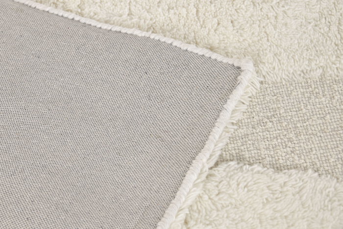 DKD Home Decor Alfombra de Lana Hecha a Mano 163x230 cm Crudo