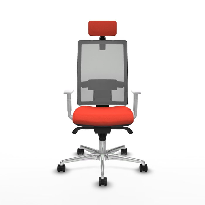PIQUERAS Y CRESPO Silla de oficina Horna con mecanismo Sincro, Naranja oscuro y Gris PIQUERAS Y CRESPO Silla de oficina Horna con mecanismo Sincro, Naranja oscuro y Gris