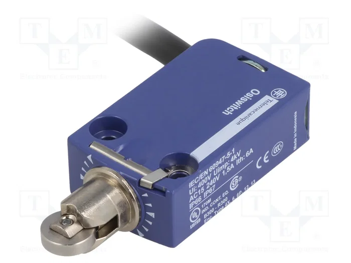 TELEMECANIQUE SENSORS Interruptor de fin de carrera XCMD2102L1 con roldana metálica TELEMECANIQUE SENSORS Interruptor de fin de carrera XCMD2102L1 con roldana metálica