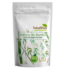 Salud Viva Harina de Bambú 375Gr - Sin Gluten, Keto Friendly, Ideal para Repostería y Panes Bajos en Hidratos