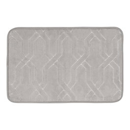 Allstar Alfombra de Baño Camiers Color Taupe 60x40 cm - Sensación Suave y Revestimiento Antideslizante para Ducha y Bañera