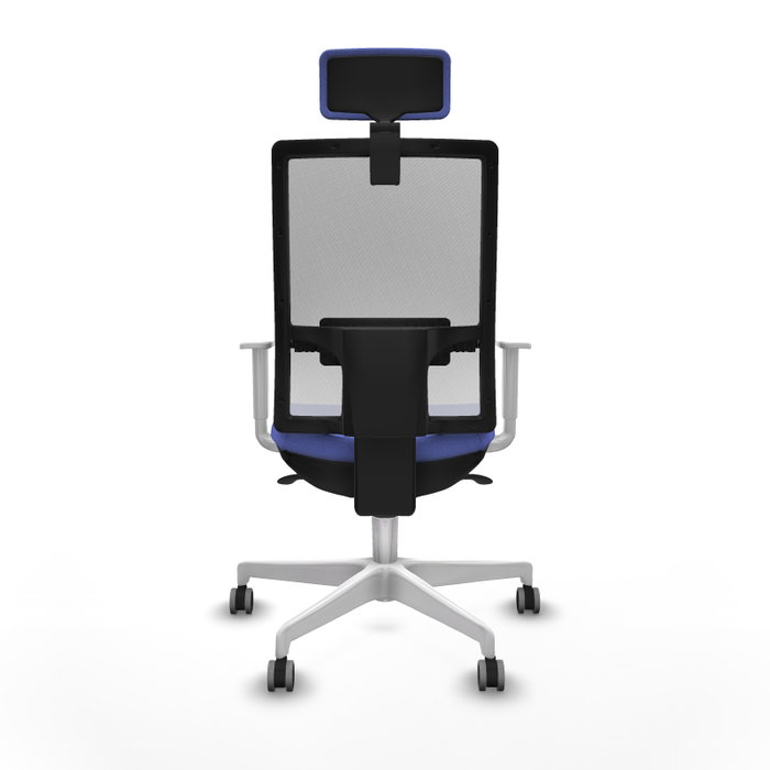 PIQUERAS Y CRESPO Silla de oficina Horna con mecanismo Sincro, Azul claro y Blanco PIQUERAS Y CRESPO Silla de oficina Horna con mecanismo Sincro, Azul claro y Blanco