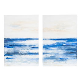 Pintura Abstracto 2/M Lienzo Decoración 80 X 120 cm (Set de 2)