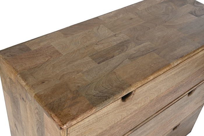 DKD Home Decor Cómoda Urban Softedges Marrón 100 x 40 x 90 cm