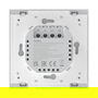 Aqara WS-EUK04 Interruptor de Pared Inteligente H1 con Neutro, Doble Tecla, Blanco, ZigBee, Compatible HomeKit