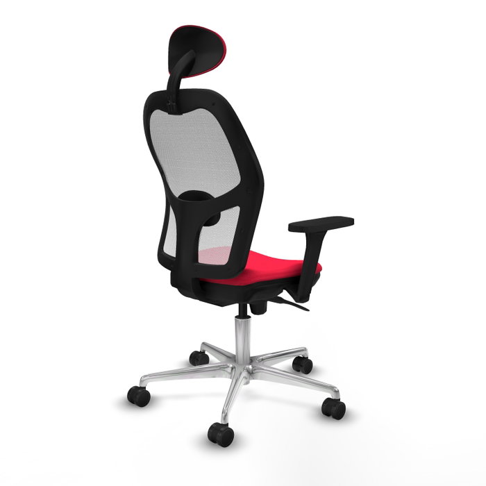 PIQUERAS Y CRESPO Silla de oficina Jorquera Roja y Blanca