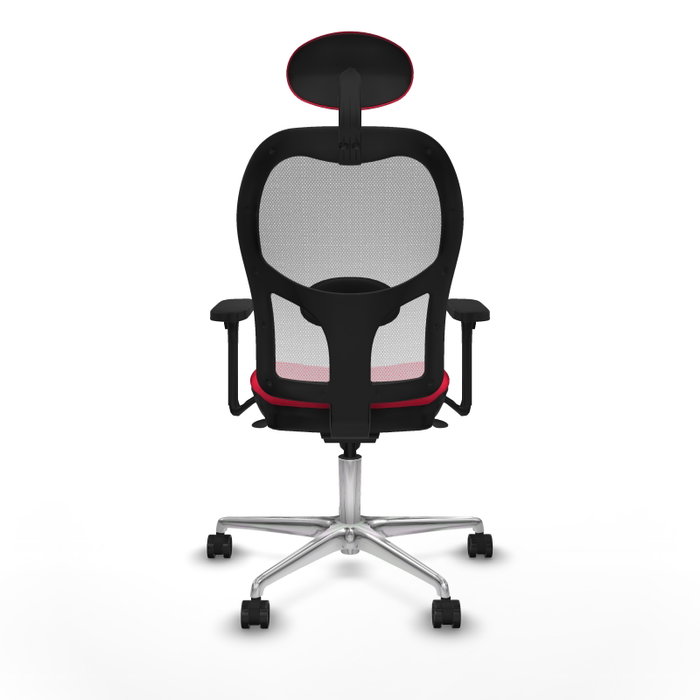 PIQUERAS Y CRESPO Silla de oficina Jorquera Roja y Blanca