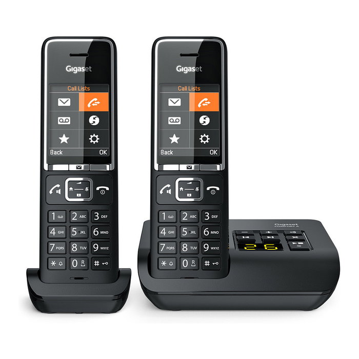 Gigaset Comfort 550A duo negro/cromo