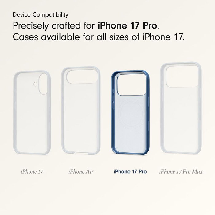 Apple Beats funda con MagSafe y Control de Cámara para iPhone 17 Pro, Bedrock Blue
