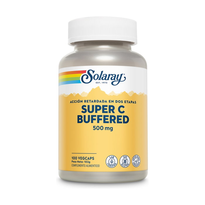 Solaray Super Bio C Buffered 100 cápsulas - Vitamina C tamponada Solaray Super Bio C Buffered 100 cápsulas - Vitamina C tamponada