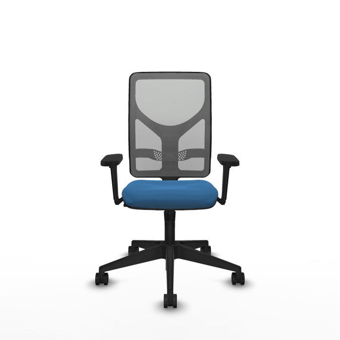 PIQUERAS Y CRESPO Silla de oficina Motilla con mecanismo Sincro Azul claro y Gris PIQUERAS Y CRESPO Silla de oficina Motilla con mecanismo Sincro Azul claro y Gris