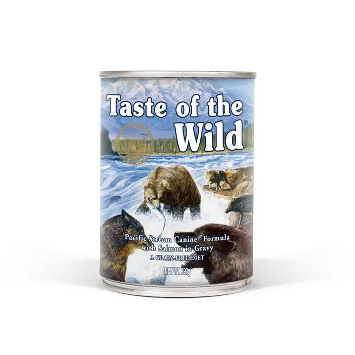 Taste of the Wild Canine Adult Pacific Stream Salmón Comida Húmeda para Perro Caja 12x390 gr