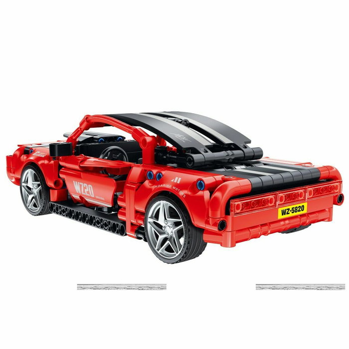 Color Baby Juego de Construcción Coche Racing con Retrofricción, 457 piezas