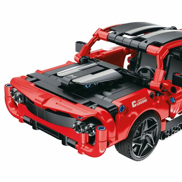 Color Baby Juego de Construcción Coche Racing con Retrofricción, 457 piezas