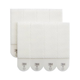 3M Command Tiras pequeñas para colgar cuadros, 4 pares