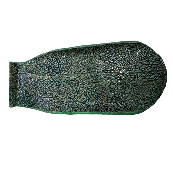 OMS Bandeja Textura Vegetal Verde 30x13cm OMS Bandeja Textura Vegetal Verde 30x13cm