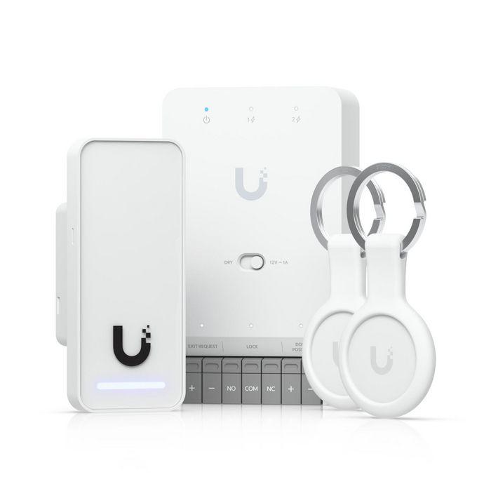 Ubiquiti Door Hub Mini + G3 Reader + 2 x Pocket Keyfobs, White Ubiquiti Door Hub Mini + G3 Reader + 2 x Pocket Keyfobs, White