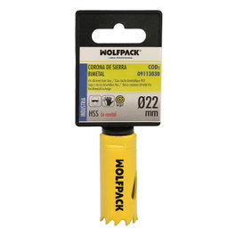 WOLFPACK LINEA PROFESIONAL Corona Sierra Bimetal Ø 22 mm