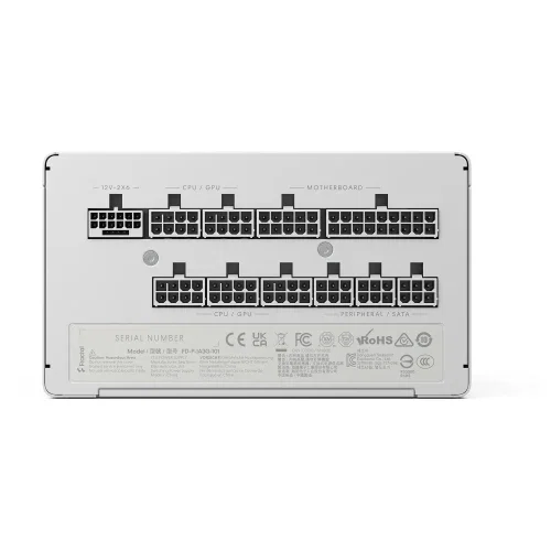 Fractal Design FD-P-IA3G-101-EU-WT Fuente de Alimentación Ion 3 1000W 80 Plus Gold ATX Blanca